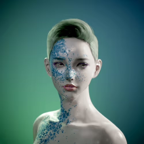 An enigmatic synthetic figure